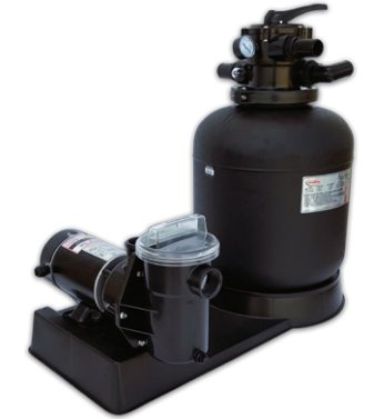 16'' High Performance Filter Combo - with 1 HP Pump