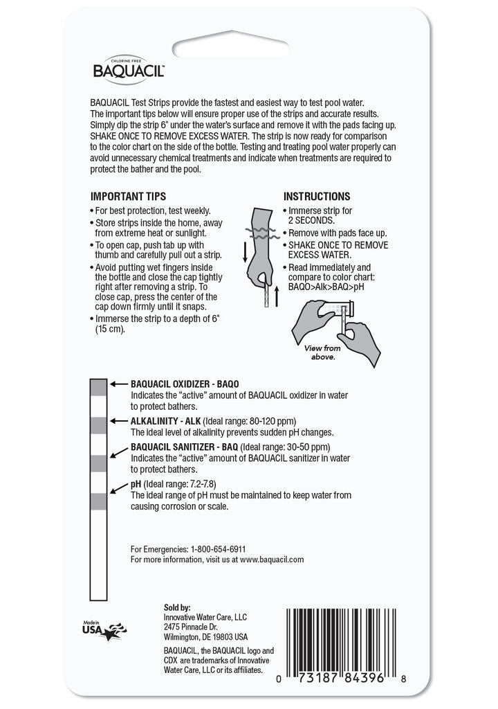 BAQUACIL 4-Way Test Strips