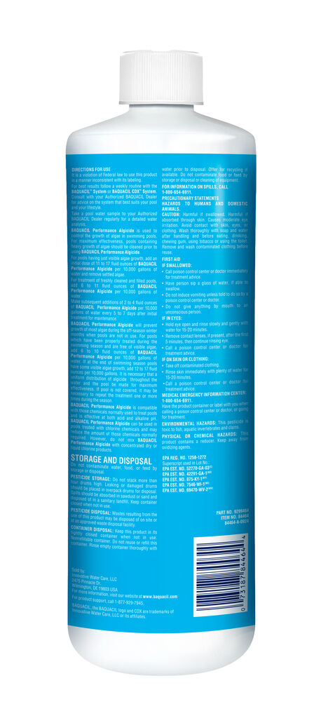 BAQUACIL Performance Algicide