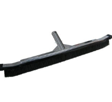 Pooline 18 inch Pool Brush (Curved) with Aluminum Back